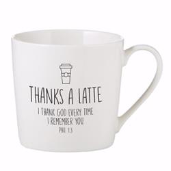 137045 Thanks A Latte Coffee Mug - 14 Oz