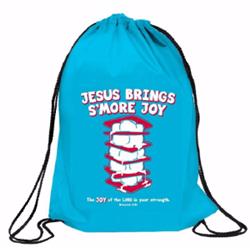 Christ To All 138696 Jesus Brings S-more Joy Drawstring Backpack