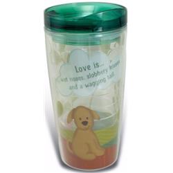 Ca Gift 138832 Love Is Wet Noses & Dog Travel Mug