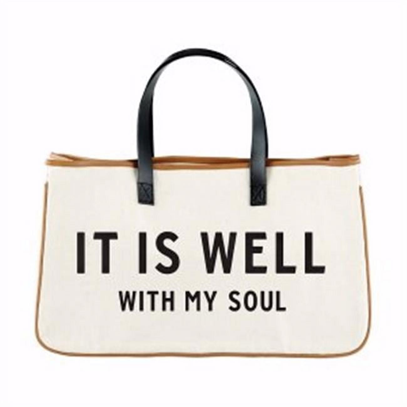 139229 20 X 11 In. It Is Well With My Soul Canvas Tote Bag