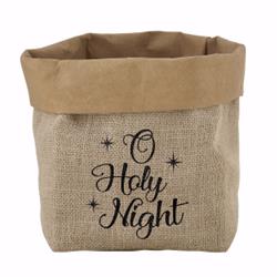 139246 6.5 X 9.75 In. O Holy Night Jute Washable Paper Holder