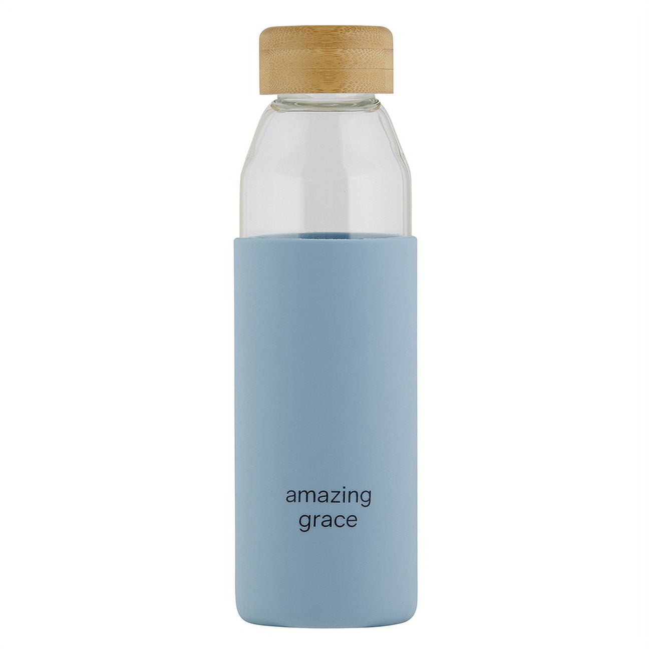 139309 18 Oz Amazing Grace Water Bottle With Bamboo Lid