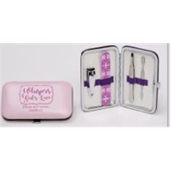 Christ To All 145848 Whispers Of Gods Love Manicure Set - 4 Piece