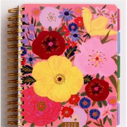 146974 7 X 9 In. 18 Month Whimsey Floral Agenda Planner - 2019 & 2020