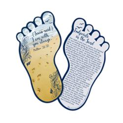 Christ To All 148251 Footprint Shape Bookmark