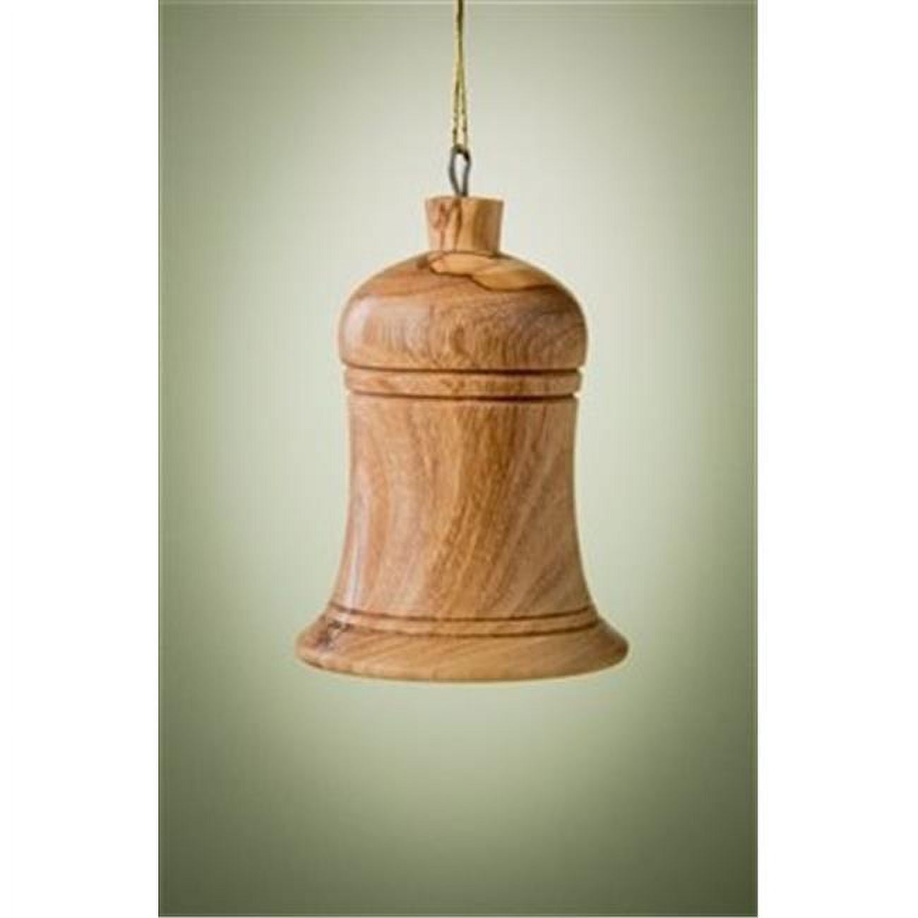 Earthwood 156162 2.5 In. Small 3d Bell Olive Wood Ornament