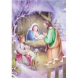 156598 8.25 X 11.75 In. Away In A Manger Advent Calendar With Envelope