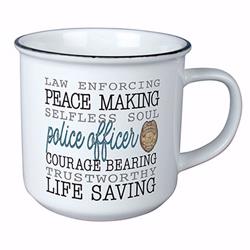 158055 13 Oz Vintage Police Officer Mug
