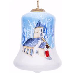 Inner Beauty 167144 4 In. Bell Oh Come Let Us Adore Him Ornament