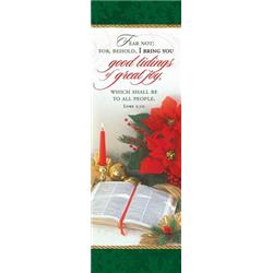 167784 Good Tiding Of Great Joy Bookmark, Pack Of 25