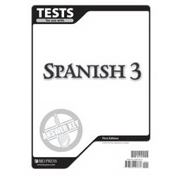 Bju Press 165843 Spanish 3 Tests Answer Key
