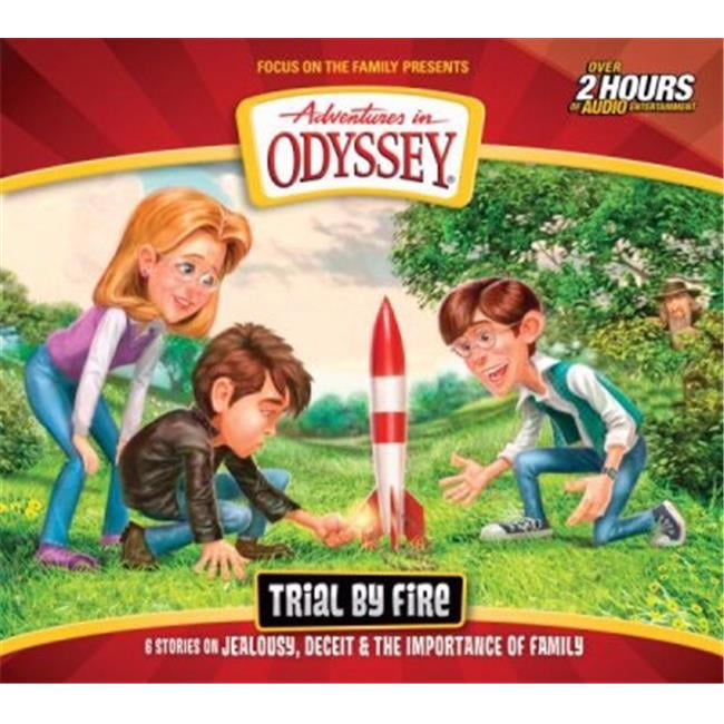 154618 Audio Cd-adventures In Odyssey V66 Trial By Fire - 2 Cd