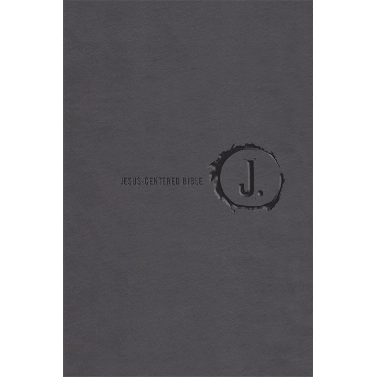 Group Publishing 138386 Nlt Jesus-centered Bible-charcoal Imitation Leather - Second Edition