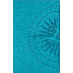 Baker Publishing Group 162842 Csb Heart Of God Teen Study Bible, Teal - Compass Design Leather Touch