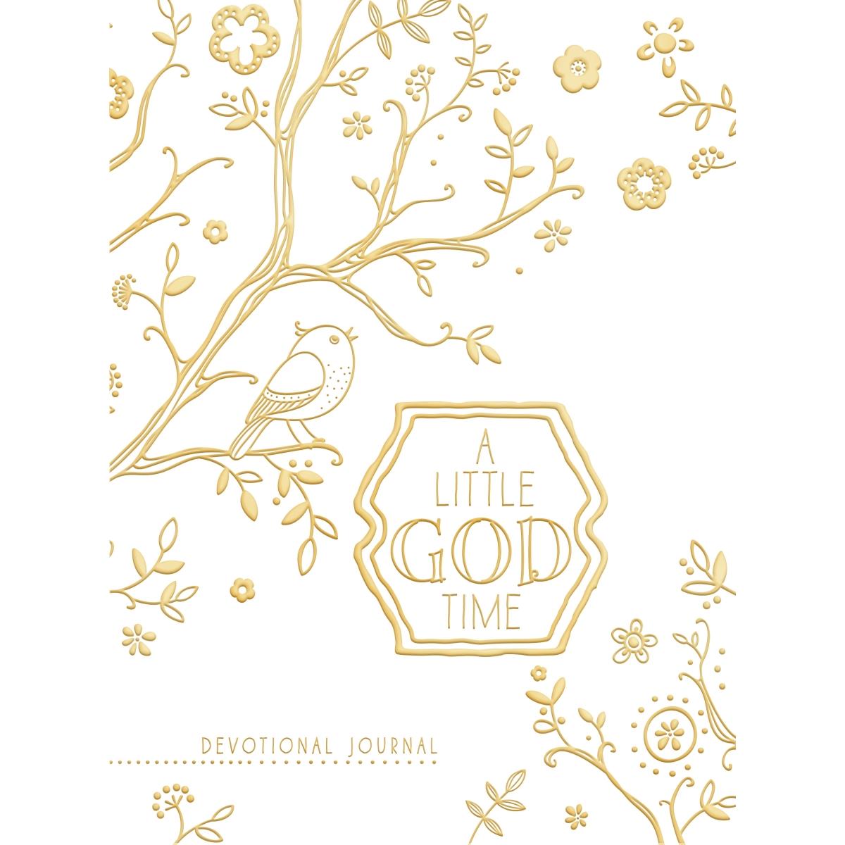 172401 A Little God Time - Gold Devotional Journal
