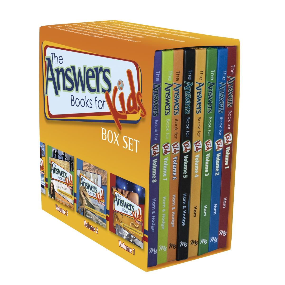 Master Books 152293 The Answers Book For Kids Boxed Set - Volume 1-8