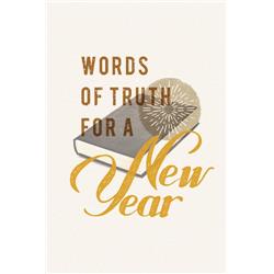 135843 Tract-words Of Truth For A New Year - Pack Of 25