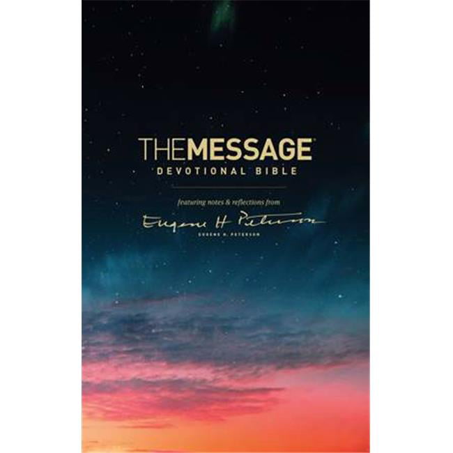 172542 Message Devotional Bible Hardcover
