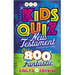 157899 Niv Kids Quiz New Testament - Comfort Print Softcover - Mar 2020