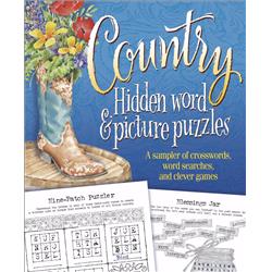 154295 Country Hidden Word & Picture Puzzles