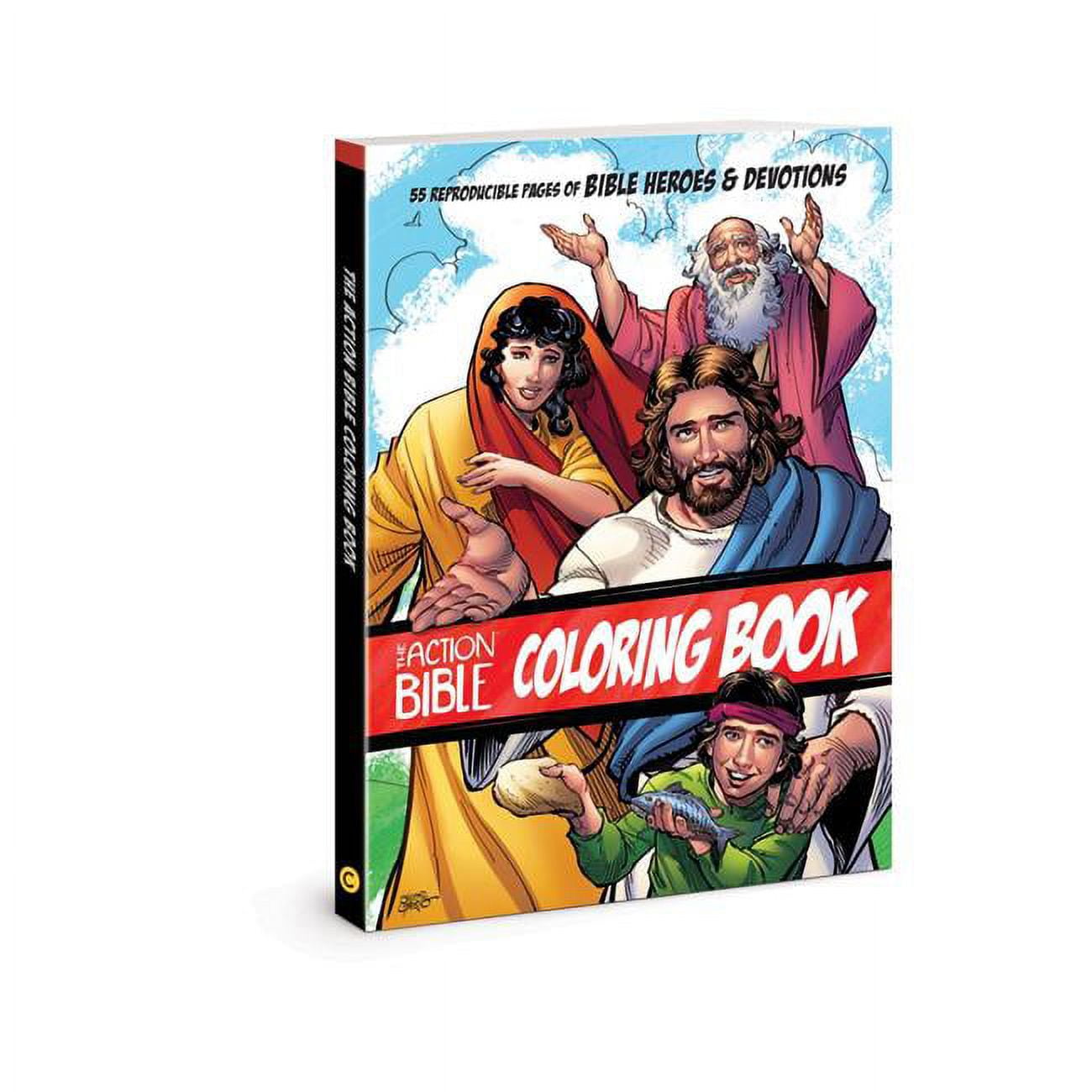 135354 The Action Bible Coloring Book