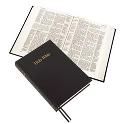 158820 Kjv Westminster Reference Bible - Large Print, Black Hardcover