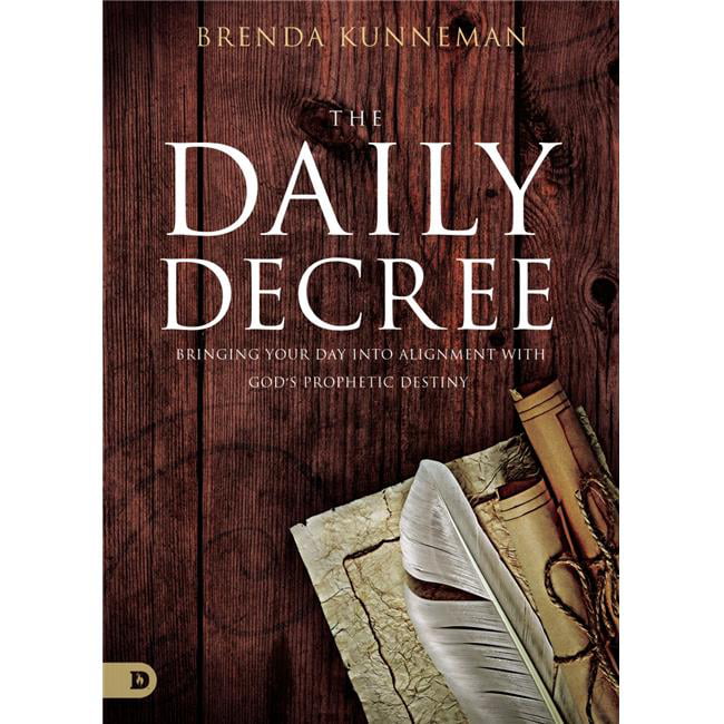 135678 The Daily Decree By Kunneman Brenda