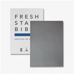 Gateway Editions 138402 Nlt Fresh Start Bible-black Premium Genuine Leather - Dec