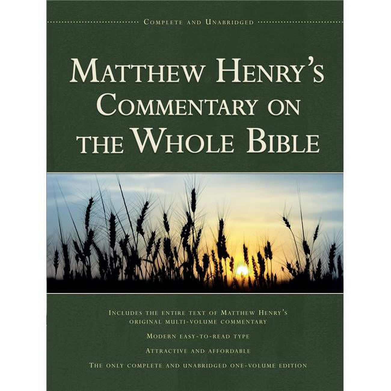 108599 Matthew Henrys Commentary On The Whole Bible - Complete & Unabridged