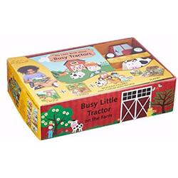 166545 My Little Book About Busy Tractors Boxed Set