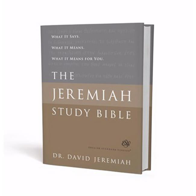 147844 Esv The Jeremiah Study Bible Hardcover - Nov