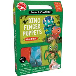 Klutz-scholastic 159174 Book & Craft Kit-my Dino Finger Puppets - Ages 4 Plus