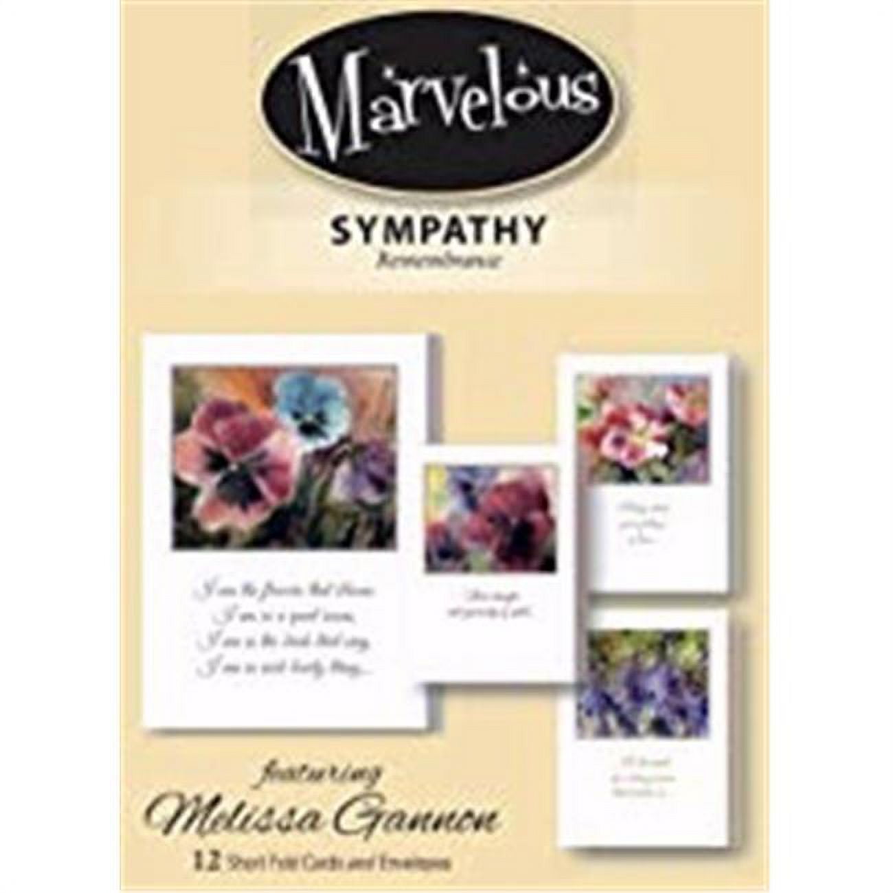 156688 Card-boxed - Sympathy-new Marvelous No.171 - Pack Of 12