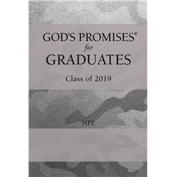 134772 Gods Promises For Graduates Class Of 2019, Silver Camouflage