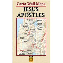 Carta-jerusalem 168882 Jesus & The Apostles - Carta Wall Maps