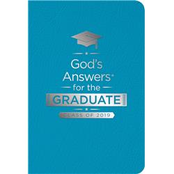 134768 Gods Answers For The Graduate Class Of 2019, Teal Leathersoft