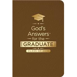 134767 Gods Answers For The Graduate Class Of 2019, Brown Leathersoft
