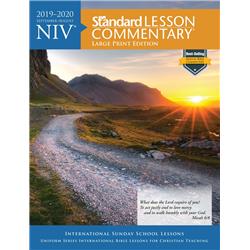146042 Niv Standard Lesson Commentary 2019-2020 - Large Print Edition