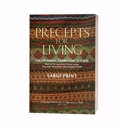 168018 Precepts For Living The Umi Annual Bible Commentary 2019-2020 - Large Print