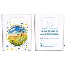 Christ To All 168739 Nlt Matthew 28-6 The Sunday Morning Miracle Goodie Bag - 9 X 12 In. - Pack Of 12 - Dec