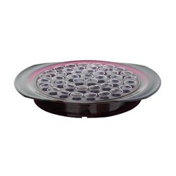 149695 Sacred Series 42 Cup Purple Polycarbonate Communion Tray - No.art700