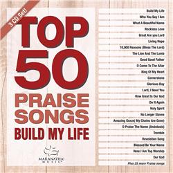 157712 Audio Cd - Top 50 Praise Songs-build My Life - Nov