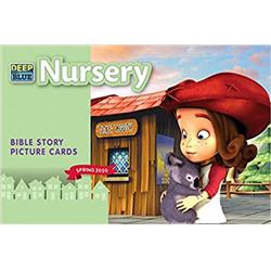 138801 Deep Blue Nursery Bible Story Picture Cards - Spring - Jan 2020