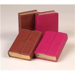 108574 Kjv Large Print Compact Reference Bible, Espresso Flexisoft With Magnetic Flap