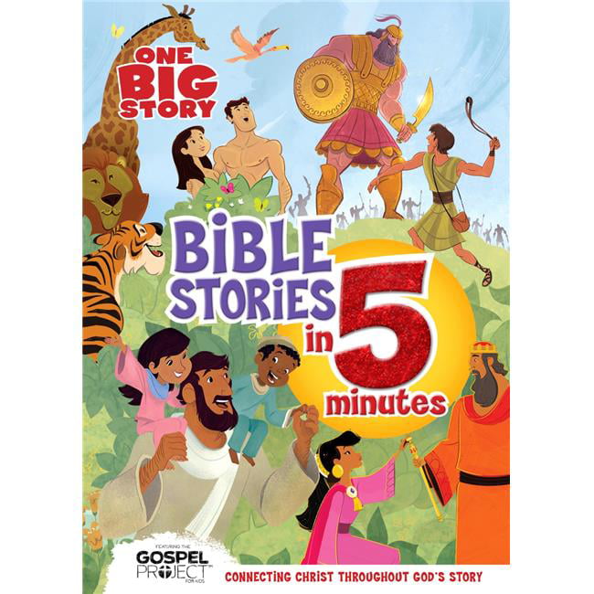 B & H Publishing 135452 One Big Story Bible Stories In 5 Minutes - Padded - One Big Story
