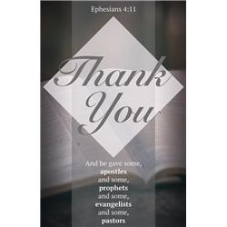 B & H Publishing 165654 Bulletin-and Some Pastors - Ephesians 4-11 Kjv - Pack Of 100