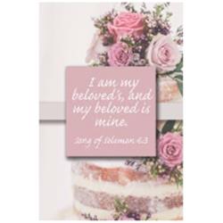 B & H Publishing 168056 Bulletin-wedding-i Am My Beloveds - Song Of Solomon 6-3 Kjv - Pack Of 100 - Jan 2020