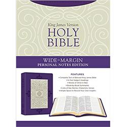 Barbour Publishing 172392 Kjv Wide-margin Personal Notes Bible-lavender Plume Dicarta