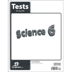 Bju Press 165813 Science Grade 6 Tests - 4th Edition