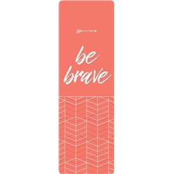 15043x Be Brave Bookmark - Faux Leather - Jan 2020